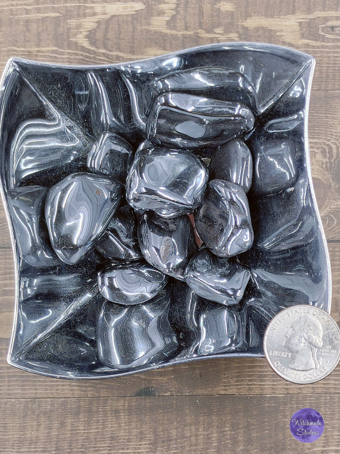 Polished Hematite Stone, Chakra Reiki Healing Crystal