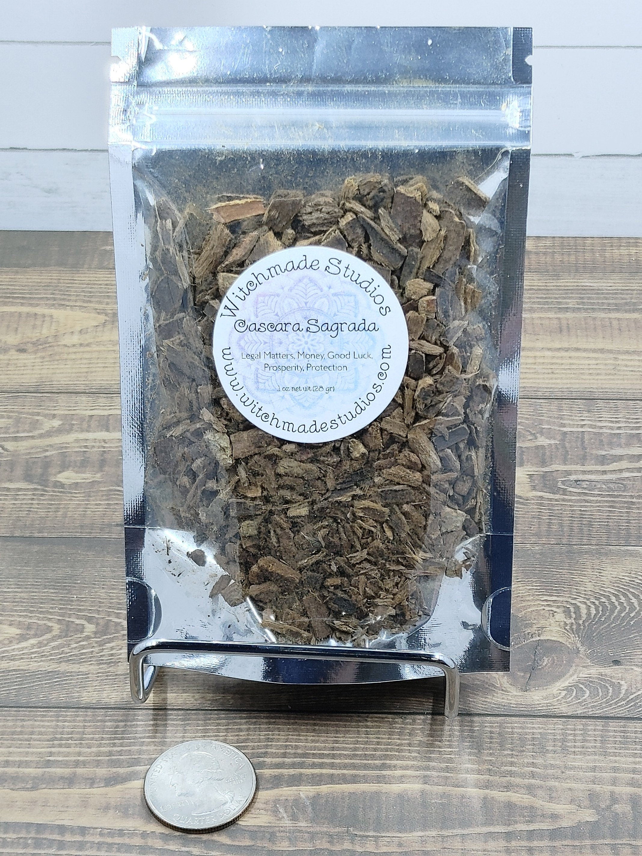 Cascara Sagrada Herb, Legal Matters, Money, Good Luck, Prosperity, Protection, Blockbuster, Action (1 oz)
