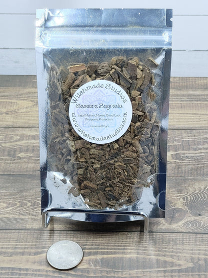 Cascara Sagrada Herb, Legal Matters, Money, Good Luck, Prosperity, Protection, Blockbuster, Action (1 oz)