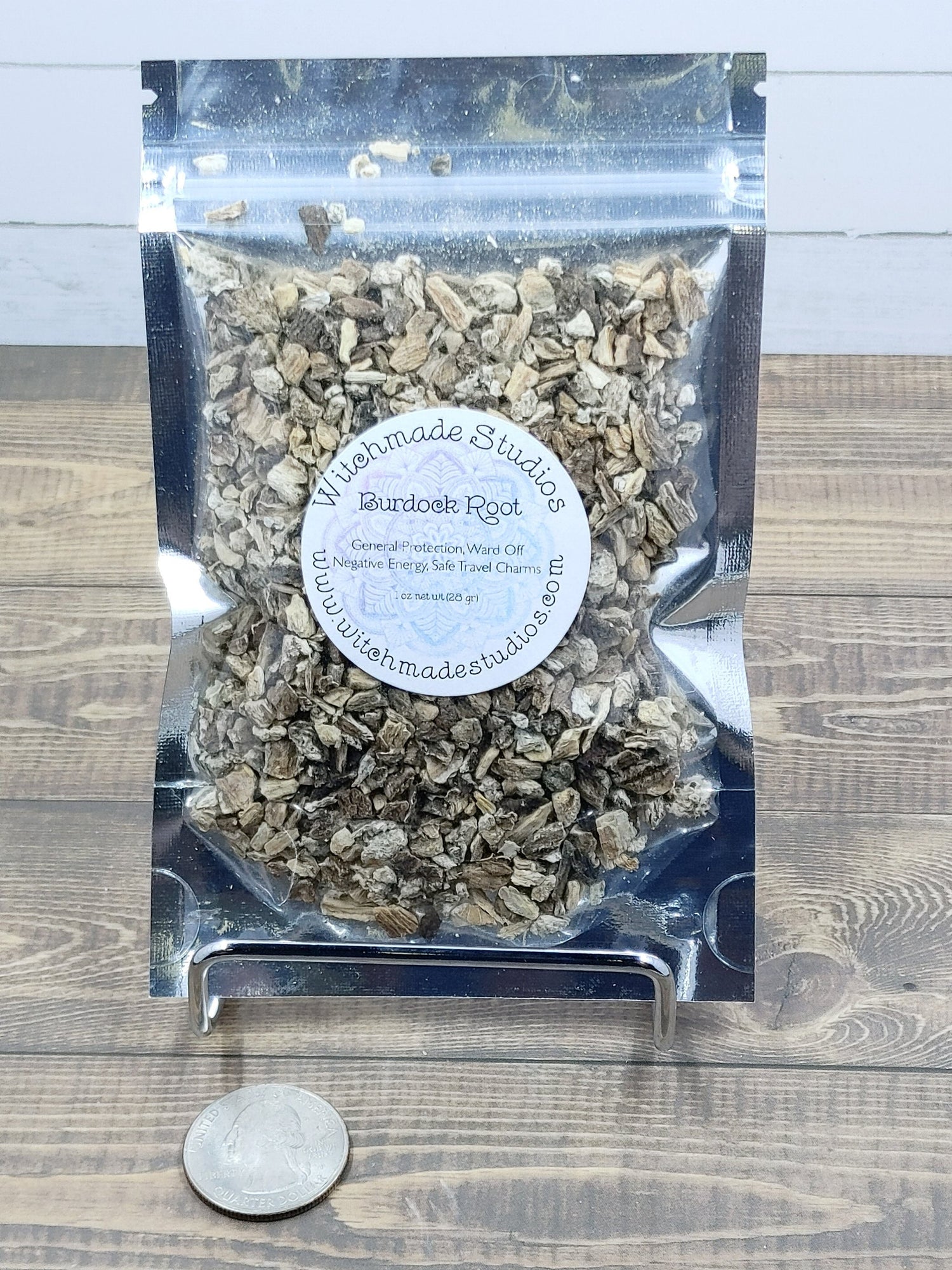 Burdock Root Herb, General Protection, Negative Energy, Safe Travel Charms, Healing (1 oz)