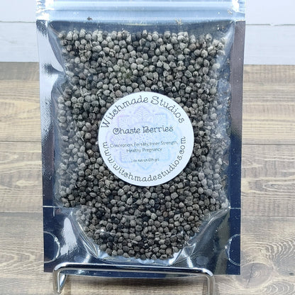 Chaste Berries Herb, Conception, Fertility, Inner Strength, Healthy Pregnancy (1 oz)