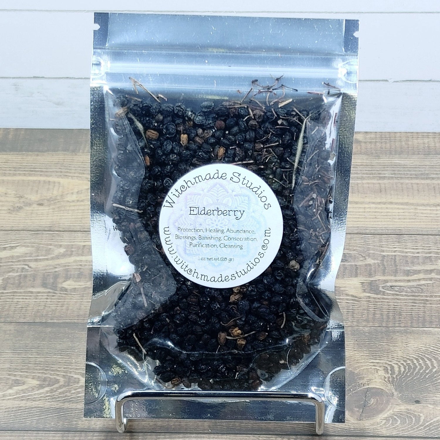 Elderberry Herb, Protection, Healing, Abundance, Blessings, Banishing, Consecration, Purification, Cleansing, Sleep, Prosperity  (1 oz)