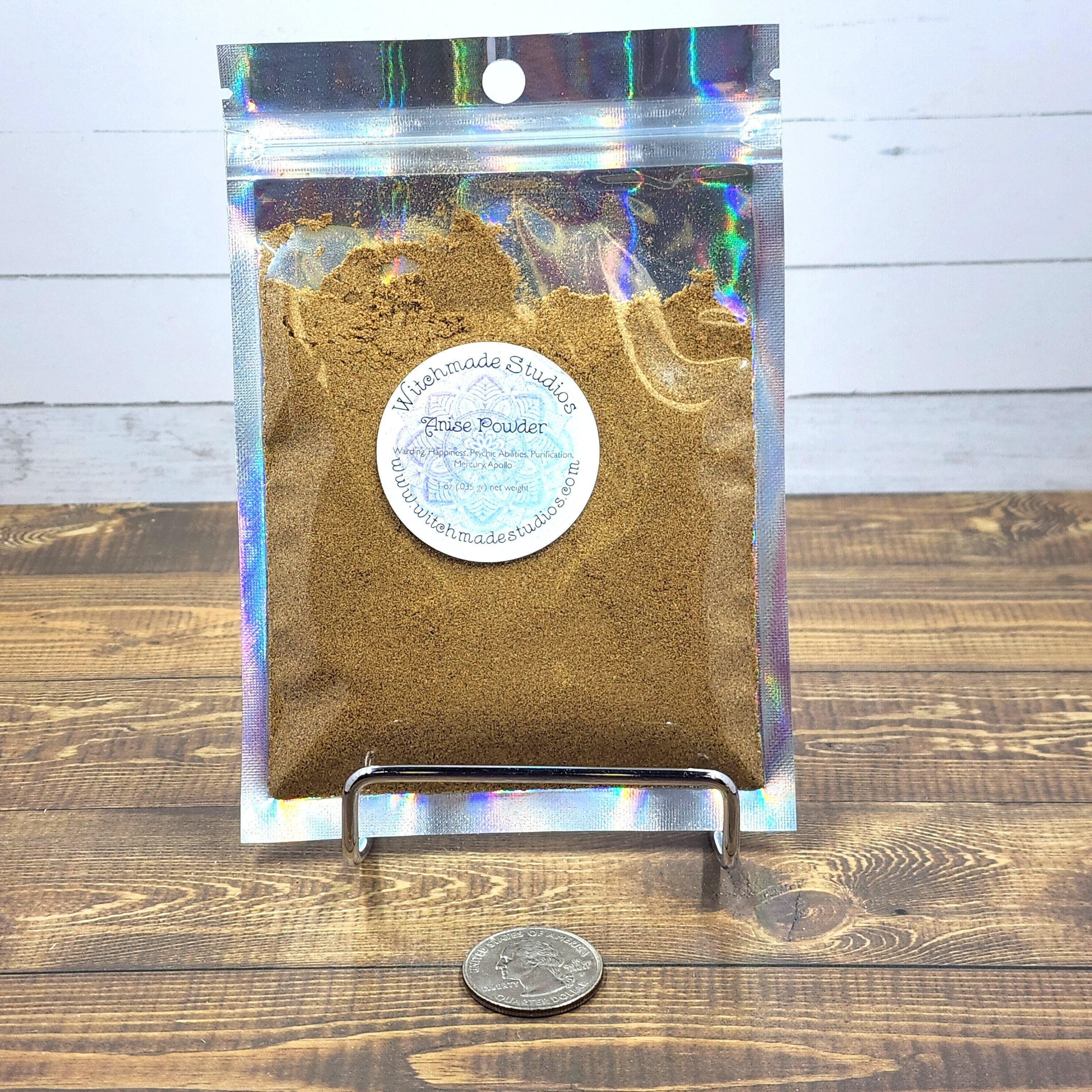 Anise Powder, Warding, Happiness, Psychic Abilities, Purification, Mercury, Apollo  (1 oz)