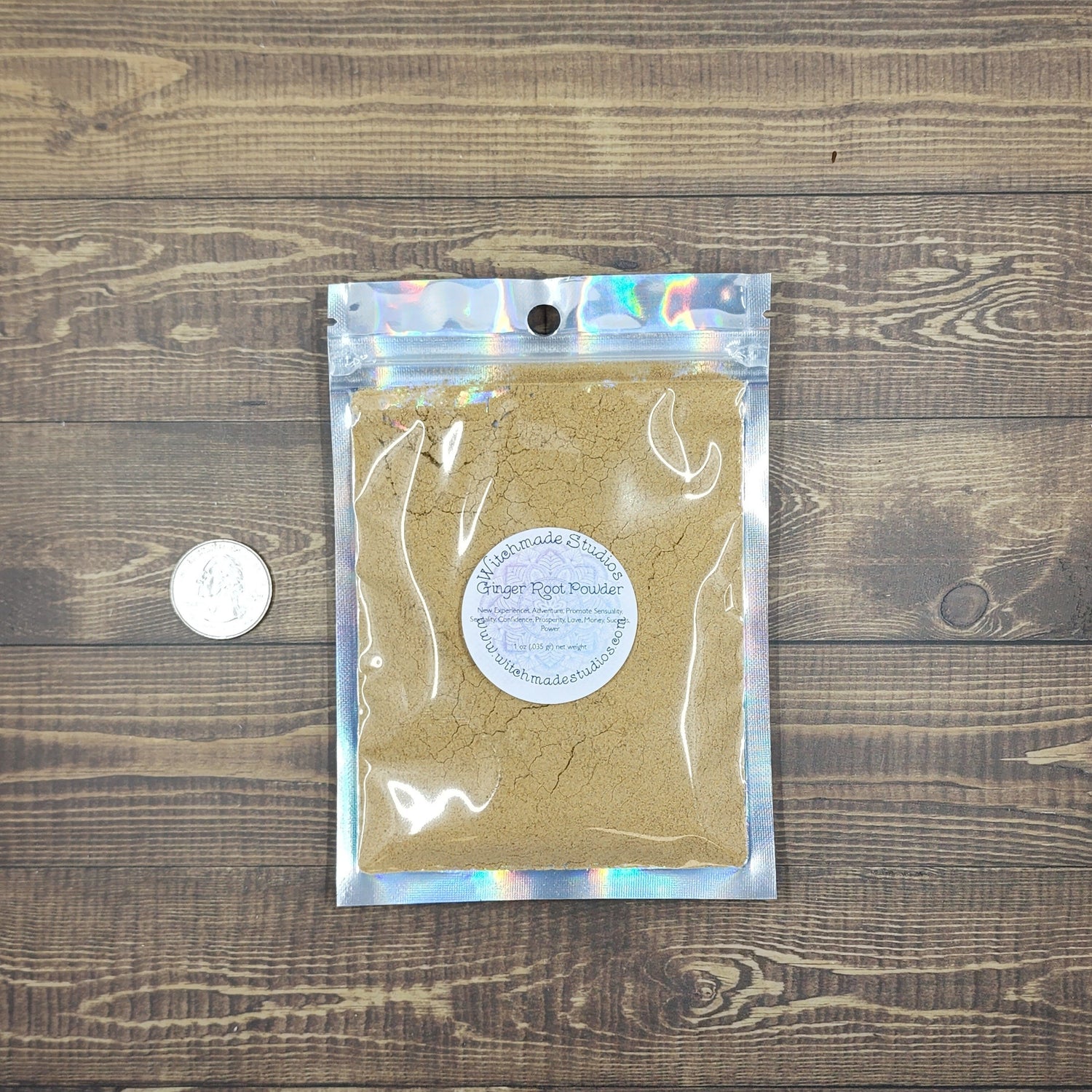 Ginger Root Powder, New Experiences, Adventure, Promote Sensuality, Sexuality, Confidence, Prosperity, Love, Money, Success, Power (1 oz)