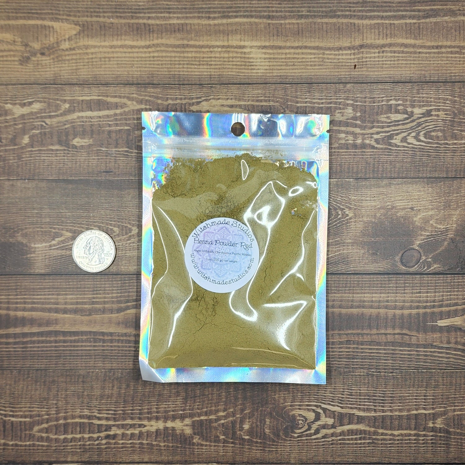 Henna Leaf Red Herb, Love, Luck, Money, Divination Work (1 oz)
