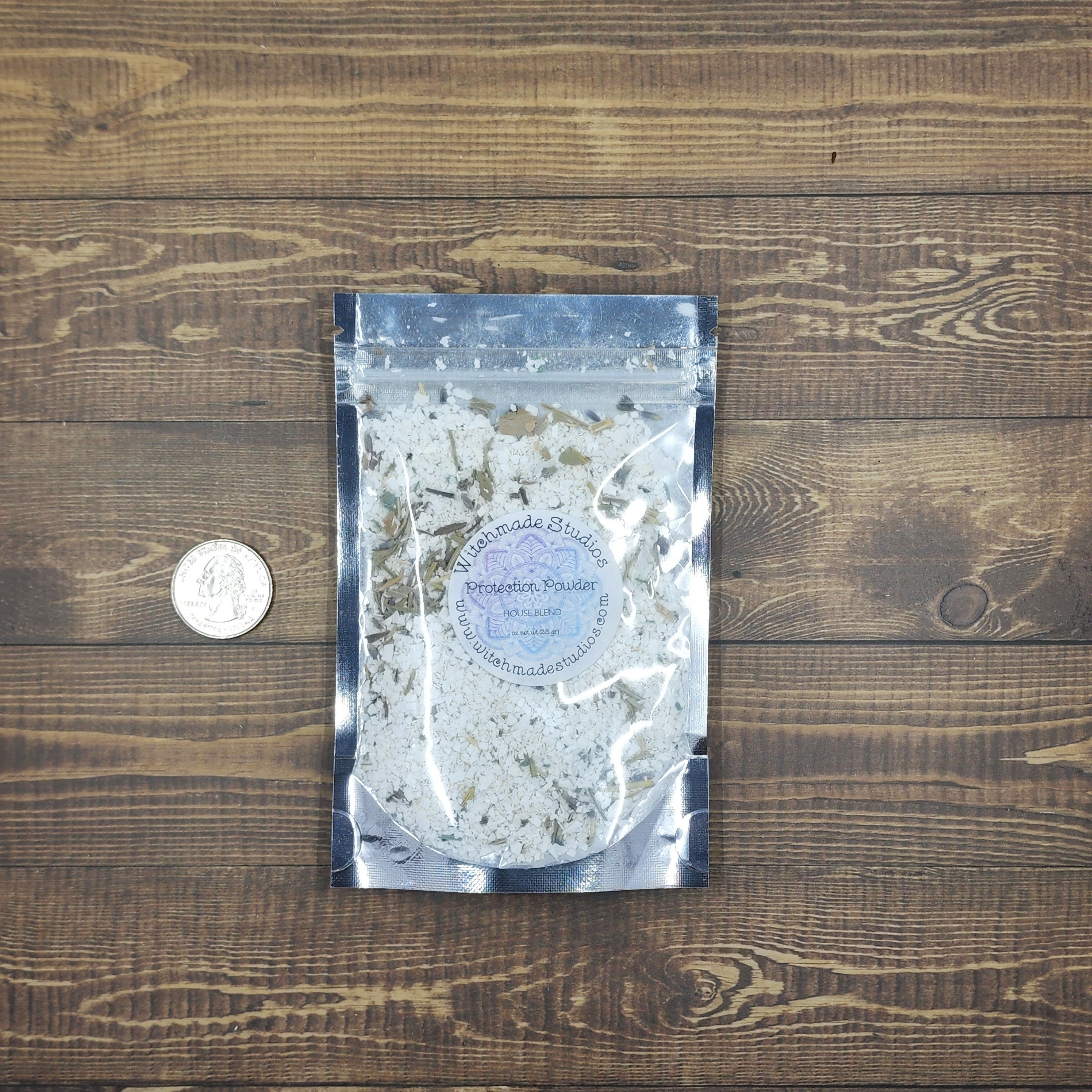 Protection Powder, Protection, Grounding, Prosperity, Luck, Home Blessing (1 oz)