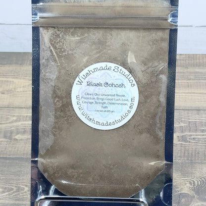 Black Cohosh Powder, Protection, Good Luck, Love, Courage, Strength, Determination, Faith, Potency, Unwanted People (1 oz)