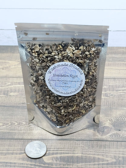 Dandelion Root Herb, Psychic Work, Wishes, Creativity, Sun Magick, Divination, Calling Spirits  (1 oz)