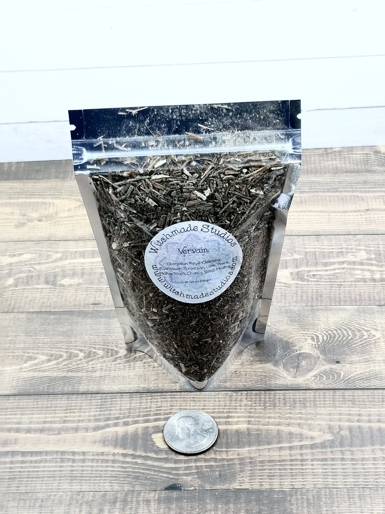 Vervain Herb, Divination, Ritual Cleansing, Purification, Protection, Love, Peace, Money, Youth, Chastity, Sleep, Healing (1 oz)