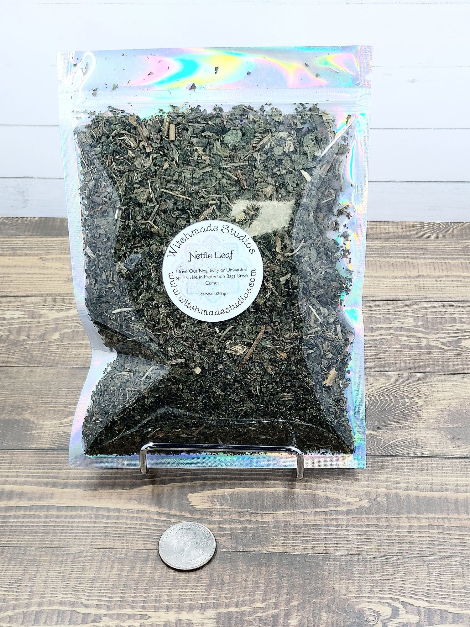 Nettle Leaf Herb, Banish Negativity, Protection Bags, Break Curses, Exorcism, Protection, Healing, Lust (1 oz)