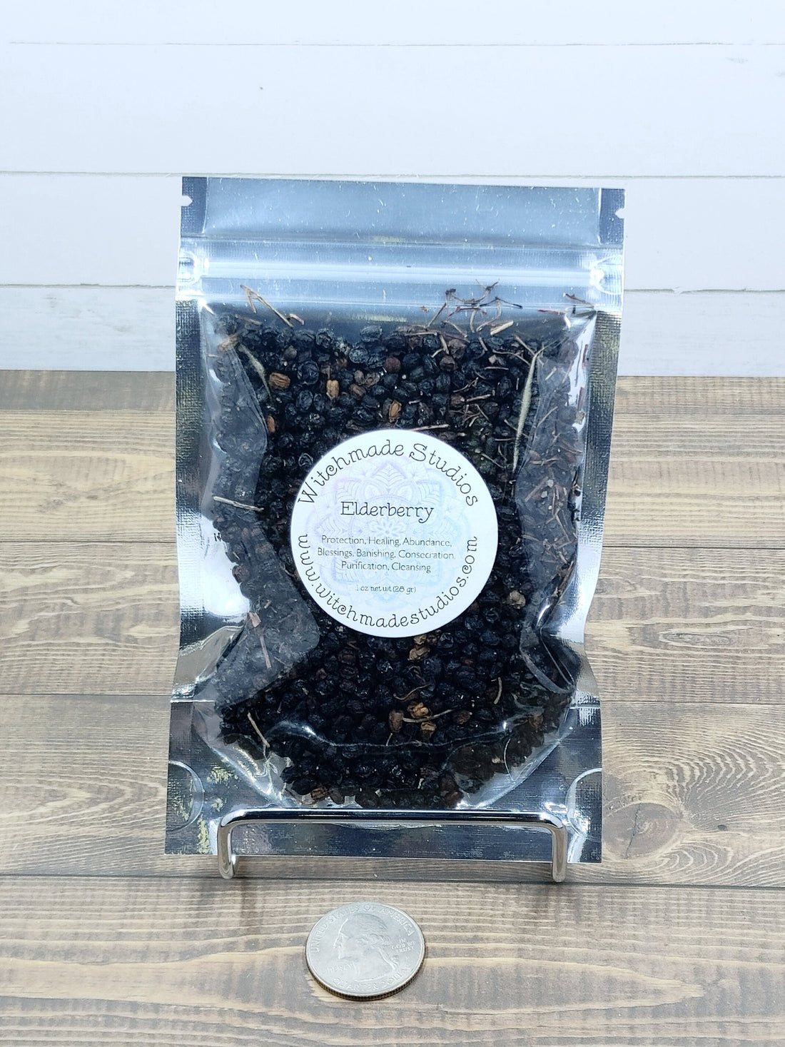 Elderberry Herb, Protection, Healing, Abundance, Blessings, Banishing, Consecration, Purification, Cleansing, Sleep, Prosperity  (1 oz)