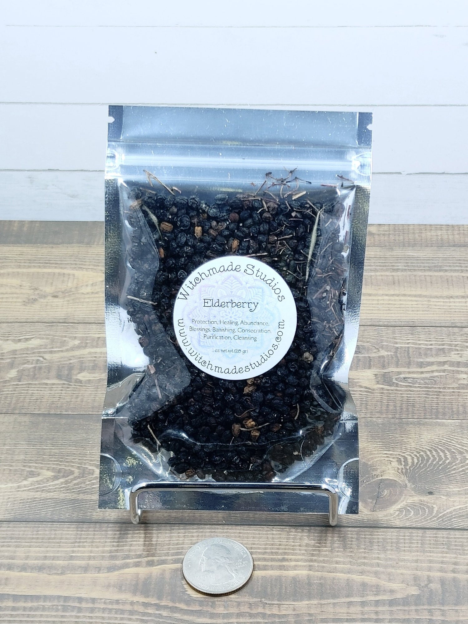 Elderberry Herb, Protection, Healing, Abundance, Blessings, Banishing, Consecration, Purification, Cleansing, Sleep, Prosperity  (1 oz)