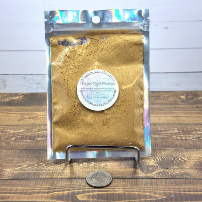 Ginger Root Powder, New Experiences, Adventure, Promote Sensuality, Sexuality, Confidence, Prosperity, Love, Money, Success, Power (1 oz)