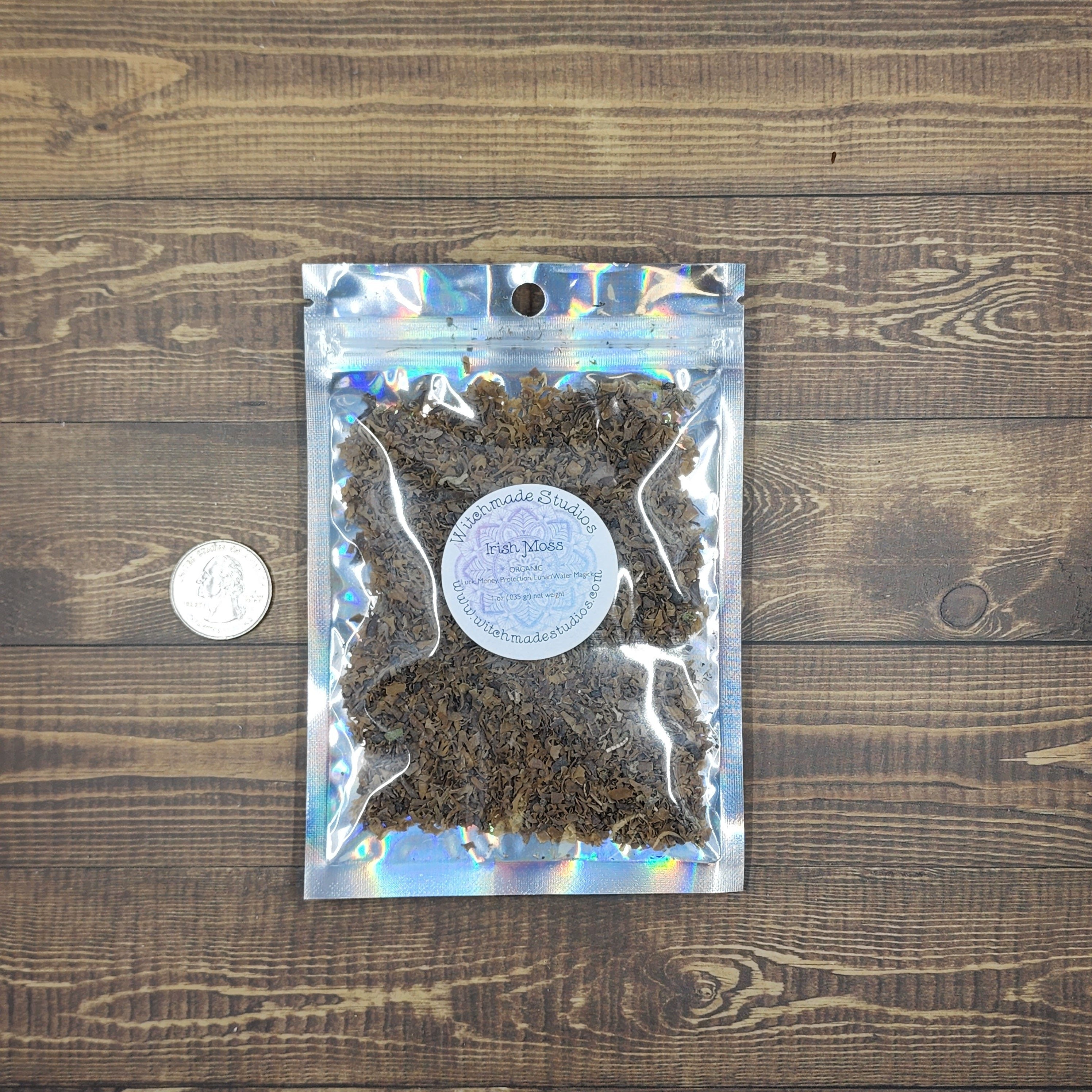 Irish Moss Herb, Luck, Money, Protection, Water Magick, Lunar Magick (1 oz)