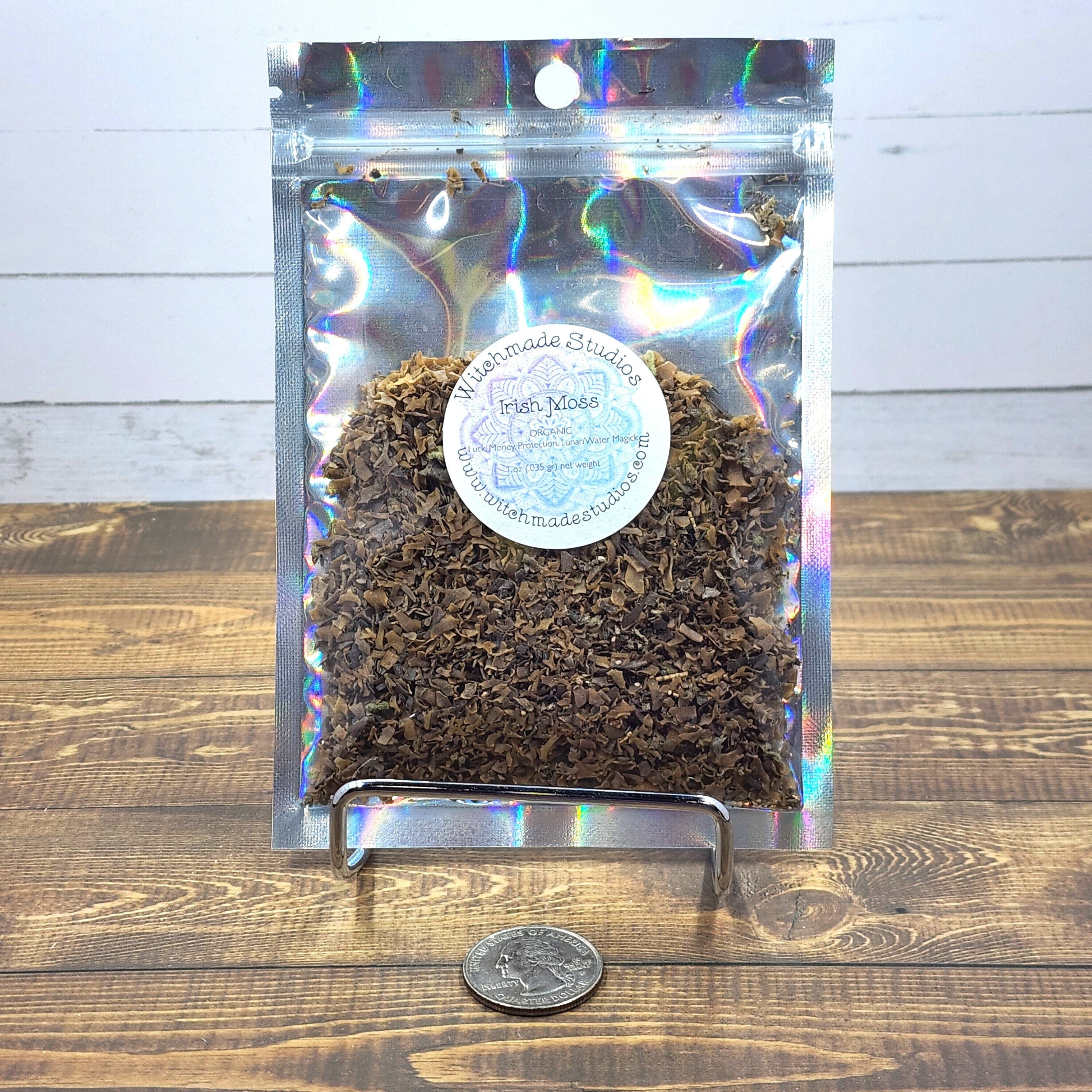 Irish Moss Herb, Luck, Money, Protection, Water Magick, Lunar Magick (1 oz)