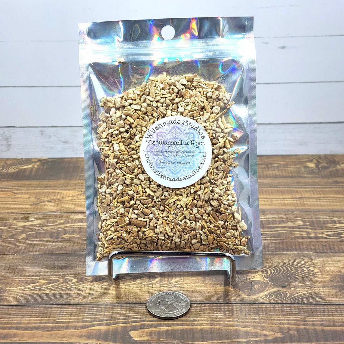 Ashwagandha Root Cut, Stress, Trauma, Love, Attraction, Aphrodisiac, Calming, Balancing, Clarity, Peace, Strength (1 oz)
