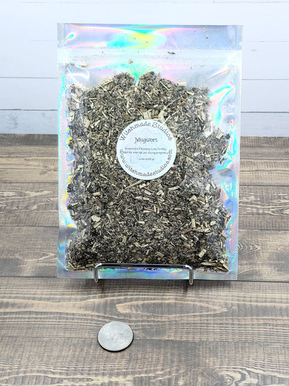 Mugwort Herb, Protection, Cleansing,  Lust, Fertility, Strength, Psychic Powers, Prophetic Dreams, Healing  (1 oz)