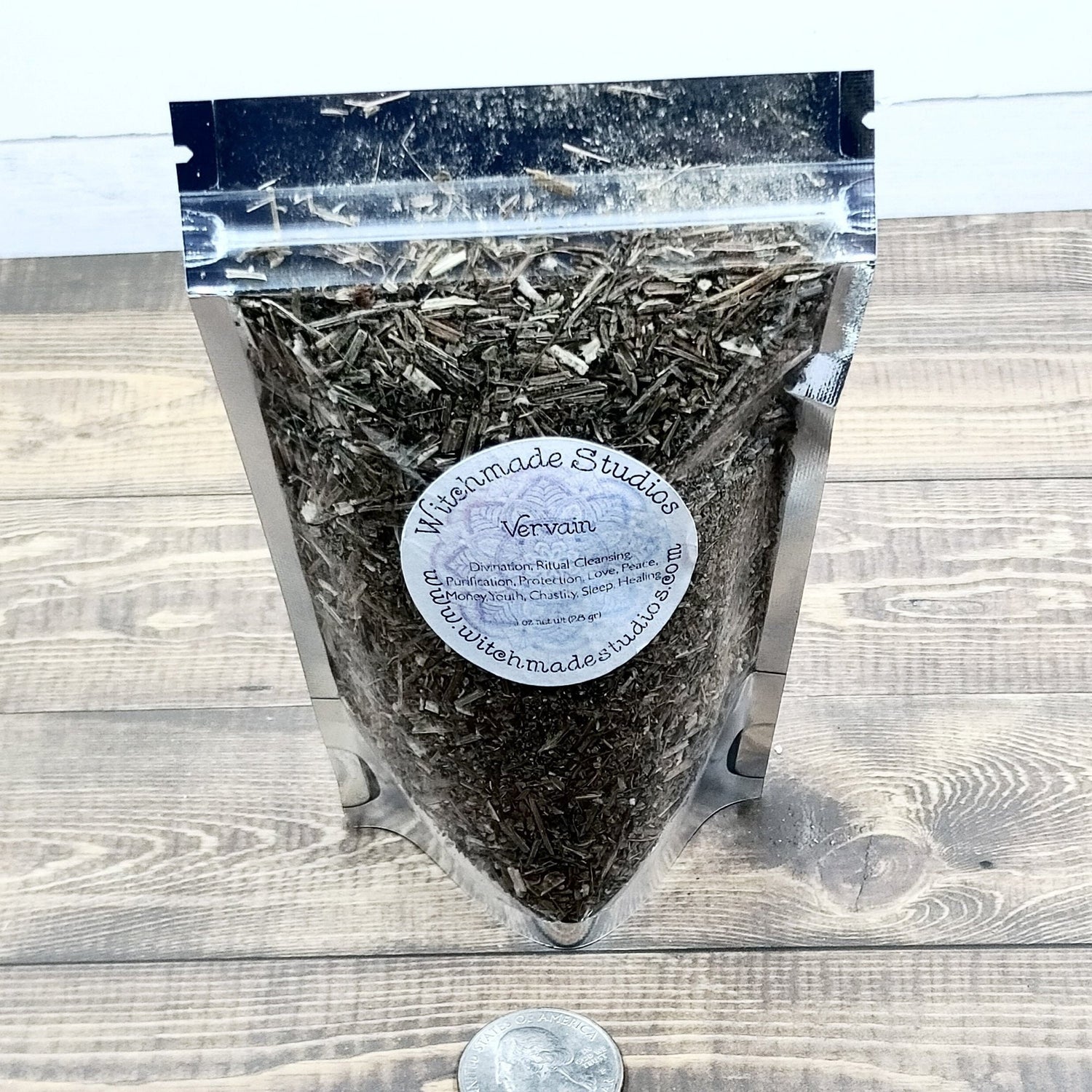 Vervain Herb, Divination, Ritual Cleansing, Purification, Protection, Love, Peace, Money, Youth, Chastity, Sleep, Healing (1 oz)
