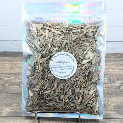 Lemongrass Herb, Freshen Air, Happiness, Lust, Psychic Powers, Clear Body Mind, Repels Bugs, Attracts Bees (1 oz)