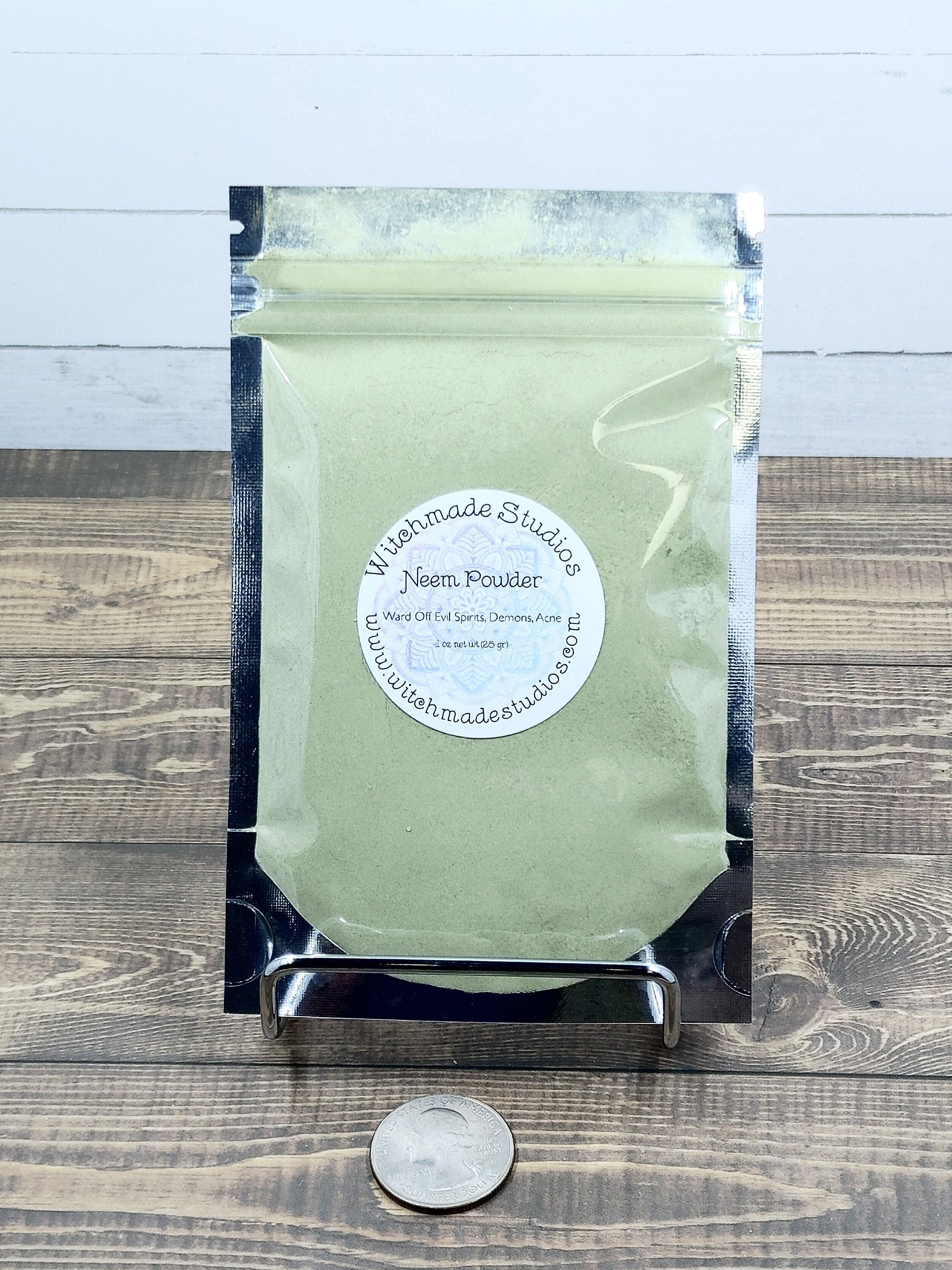 Neem Powder, Warding, Protection, Acne (1 oz)