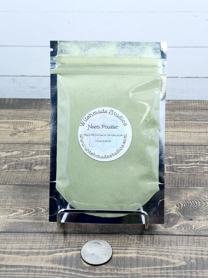 Neem Powder, Warding, Protection, Acne (1 oz)