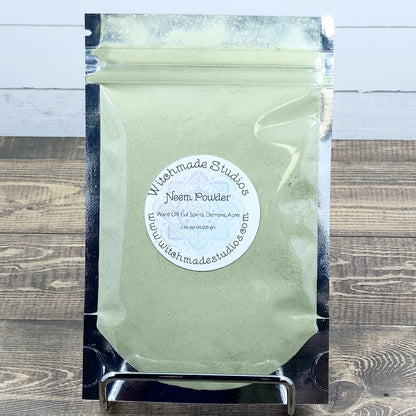 Neem Powder, Warding, Protection, Acne (1 oz)
