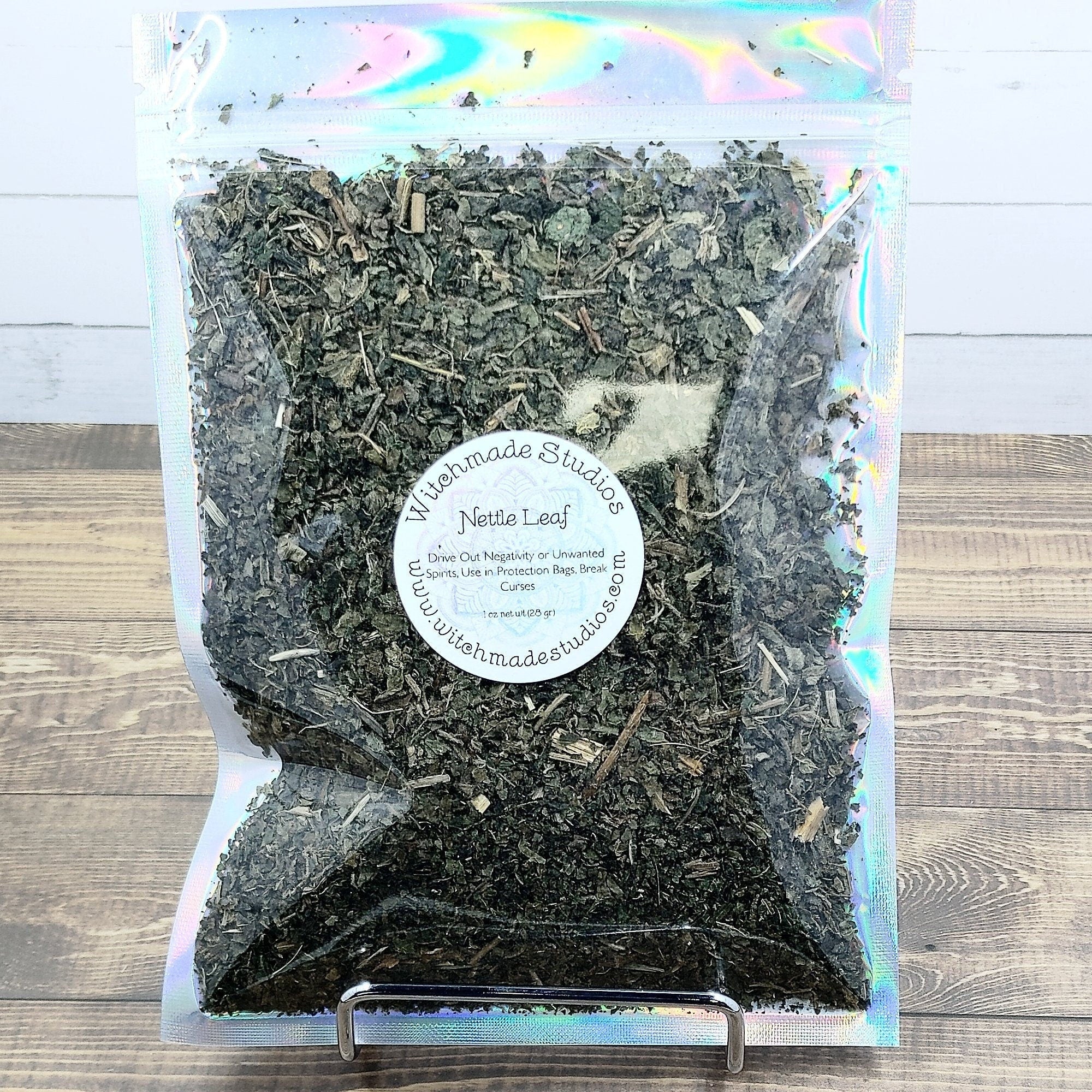Nettle Leaf Herb, Banish Negativity, Protection Bags, Break Curses, Exorcism, Protection, Healing, Lust (1 oz)