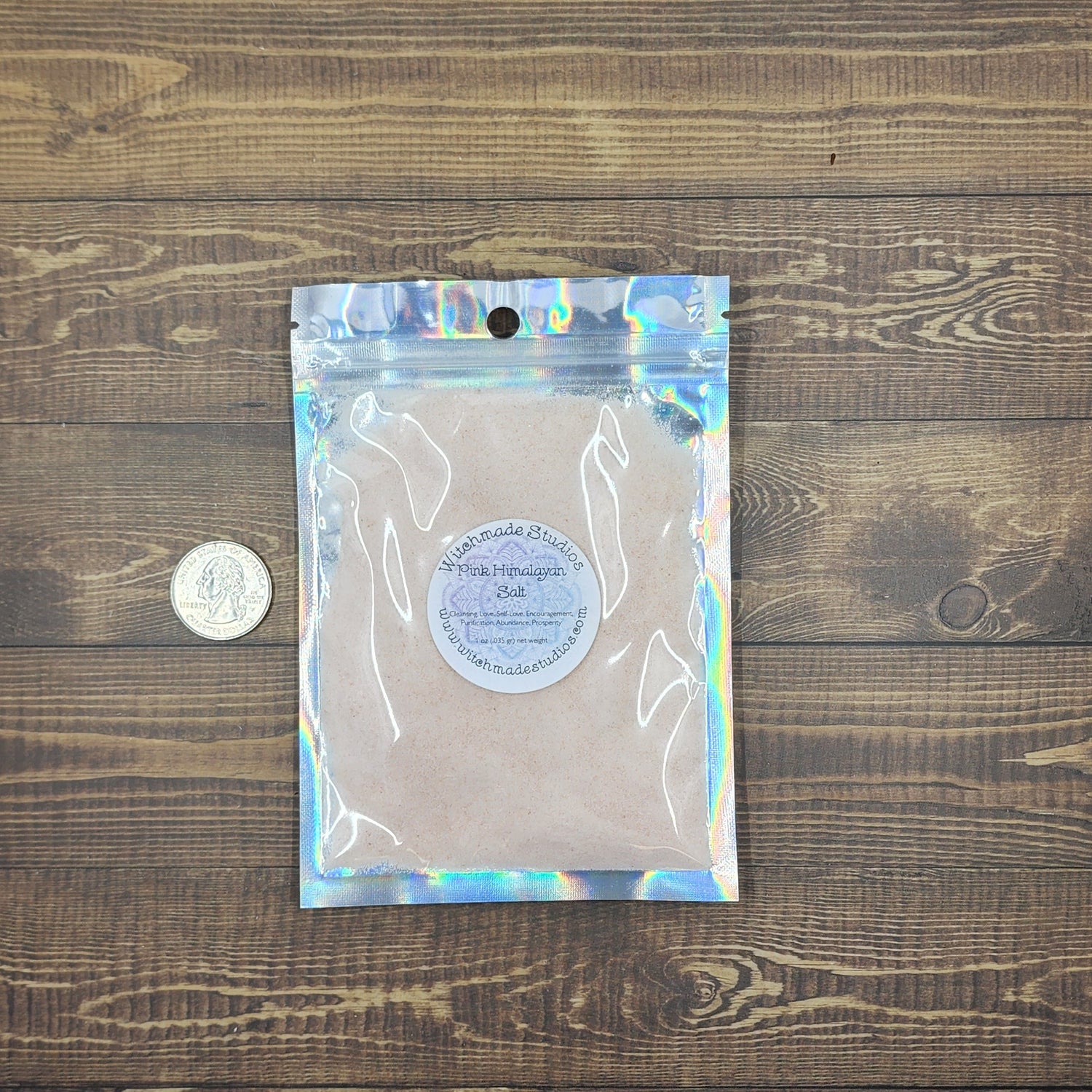 Pink Himalayan Salt, Cleansing, Love, Self-Love, Encouragement, Purification, Abundance, Prosperity (1 oz)