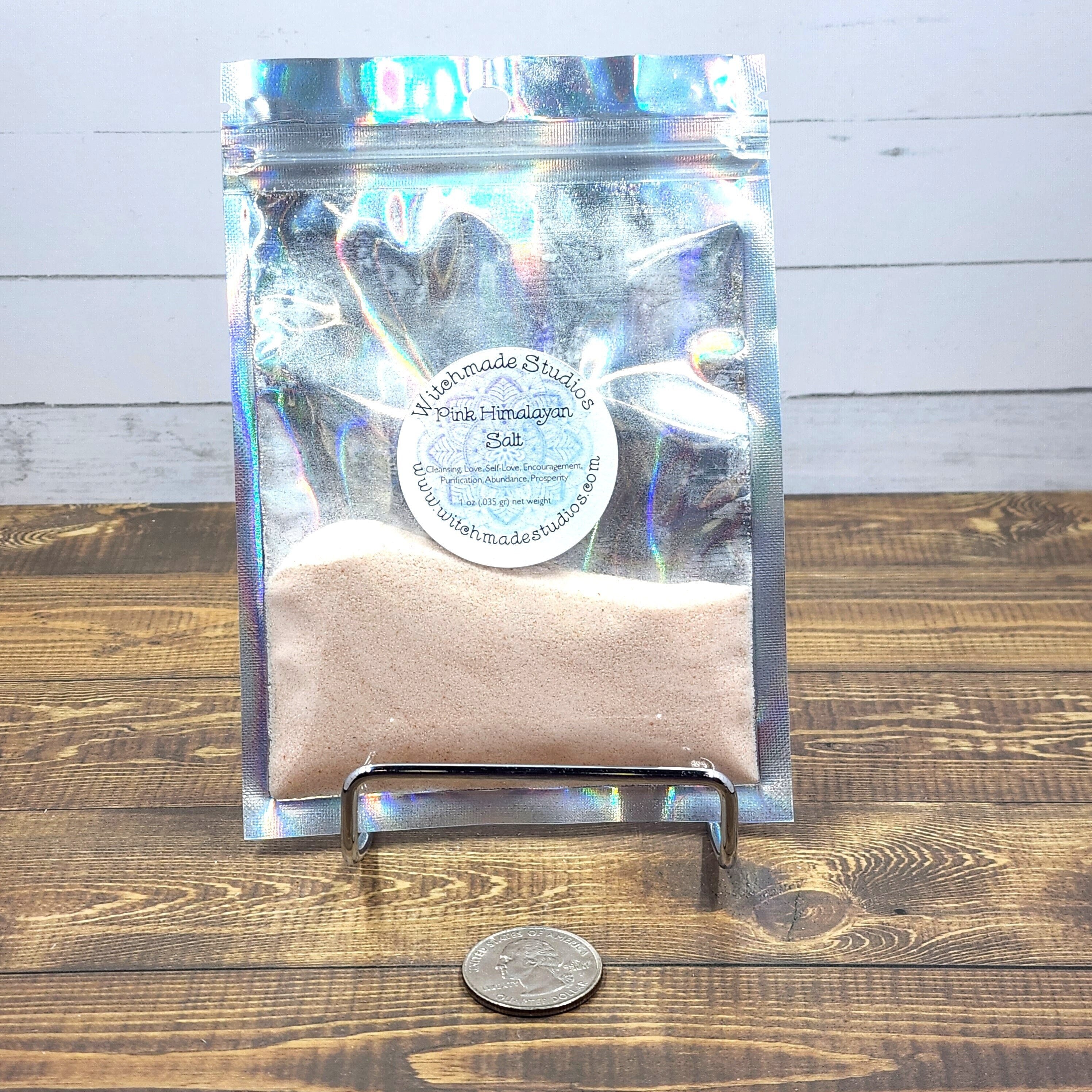 Pink Himalayan Salt, Cleansing, Love, Self-Love, Encouragement, Purification, Abundance, Prosperity (1 oz)