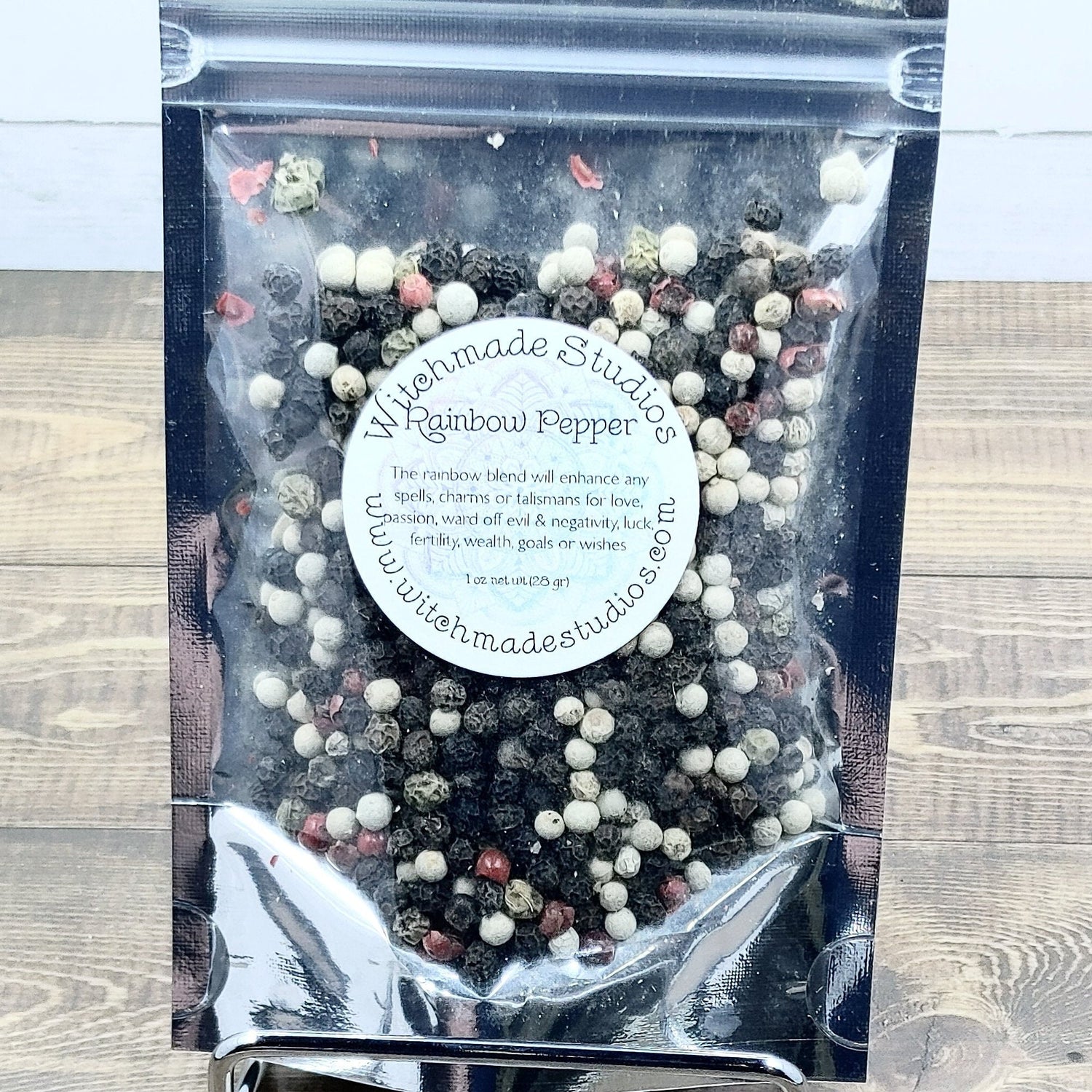 Rainbow Peppercorn, Enhance Spells, Love, Luck, Passion, Warding, Luck, Fertility, Wealth, Goals, Wishes, Protection (1 oz)