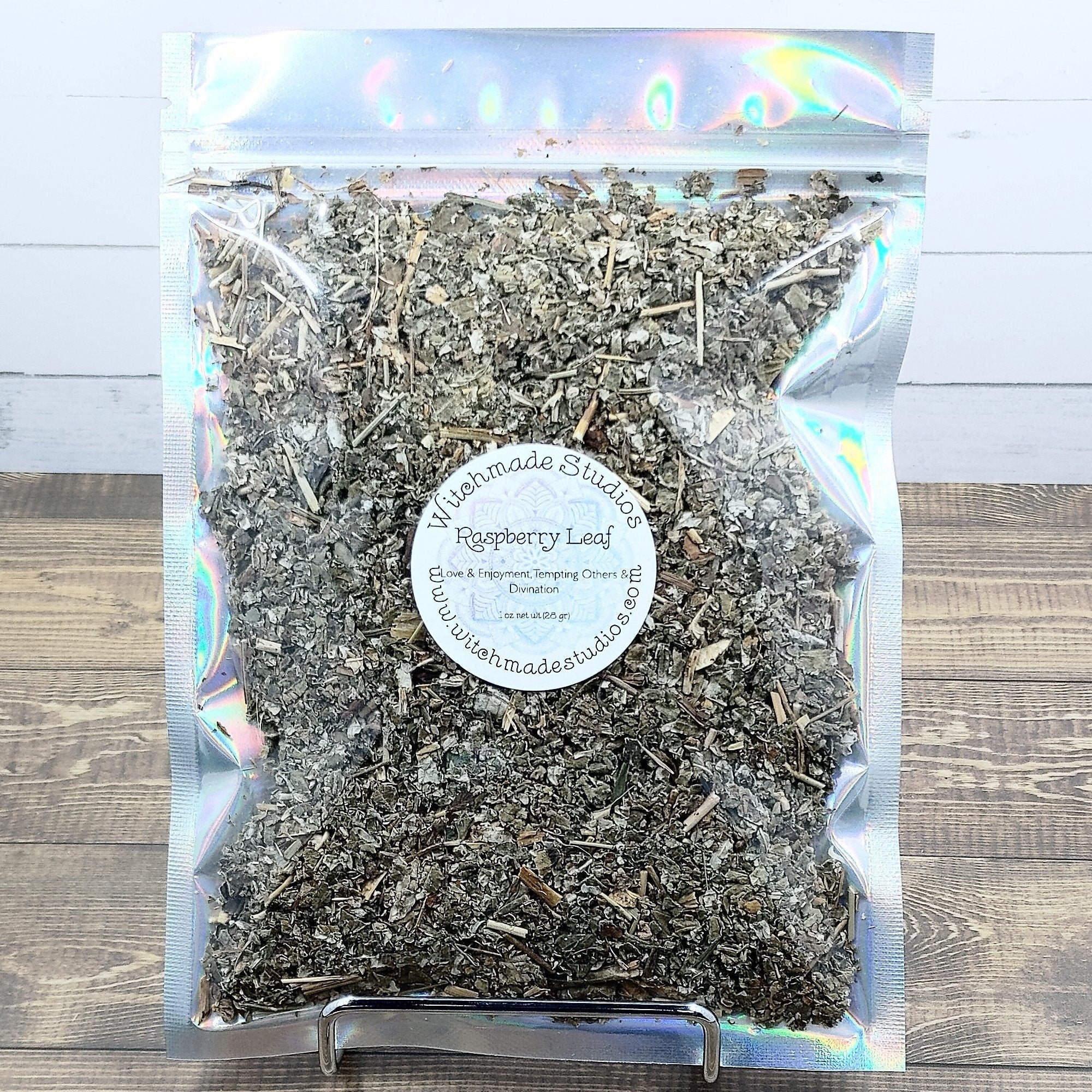 Raspberry Leaf Herb, Protection, Love, Enjoyment, Tempting Others, Divination (1 oz)