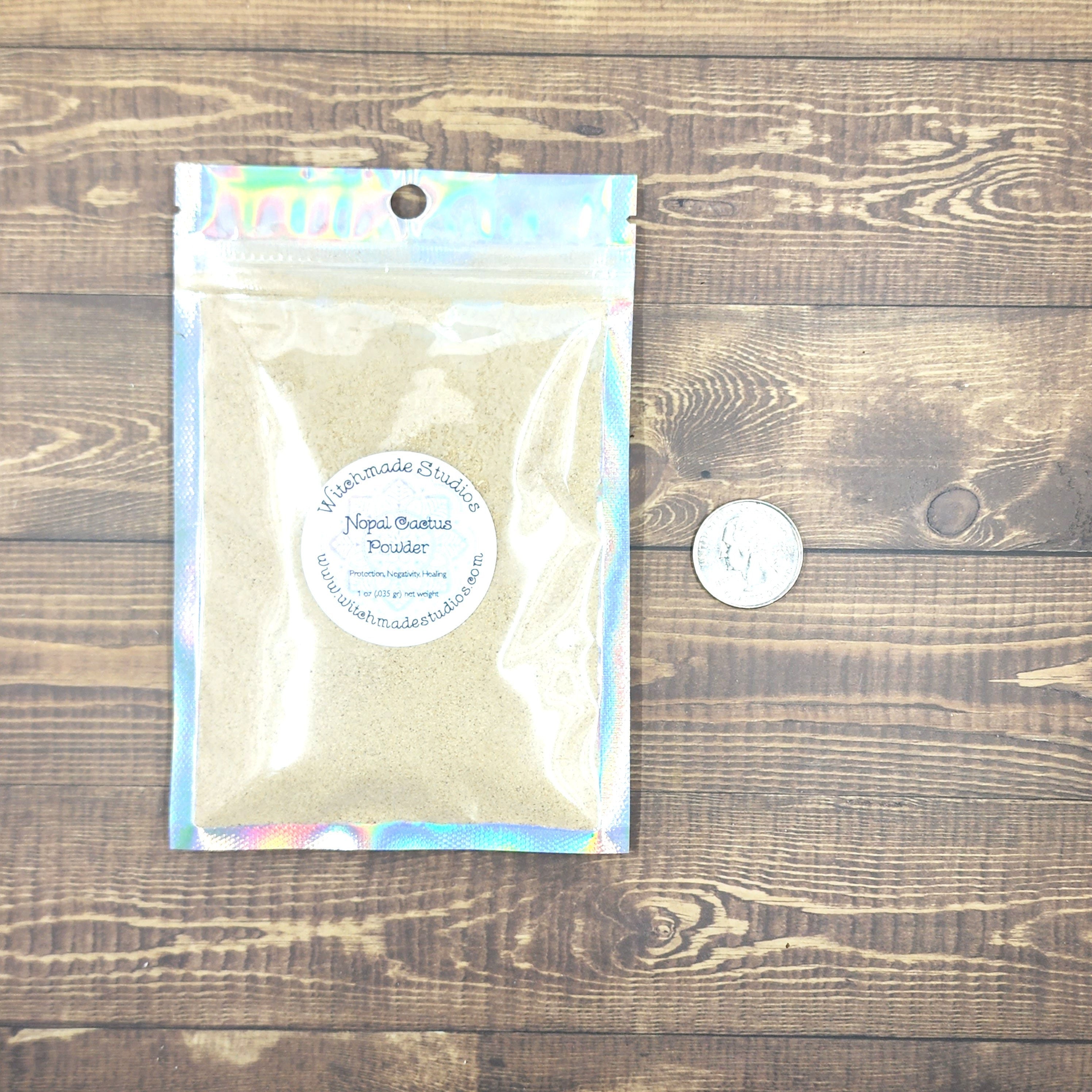 Nopal Cactus Powder, Protection, Negativity, Healing (1 oz)