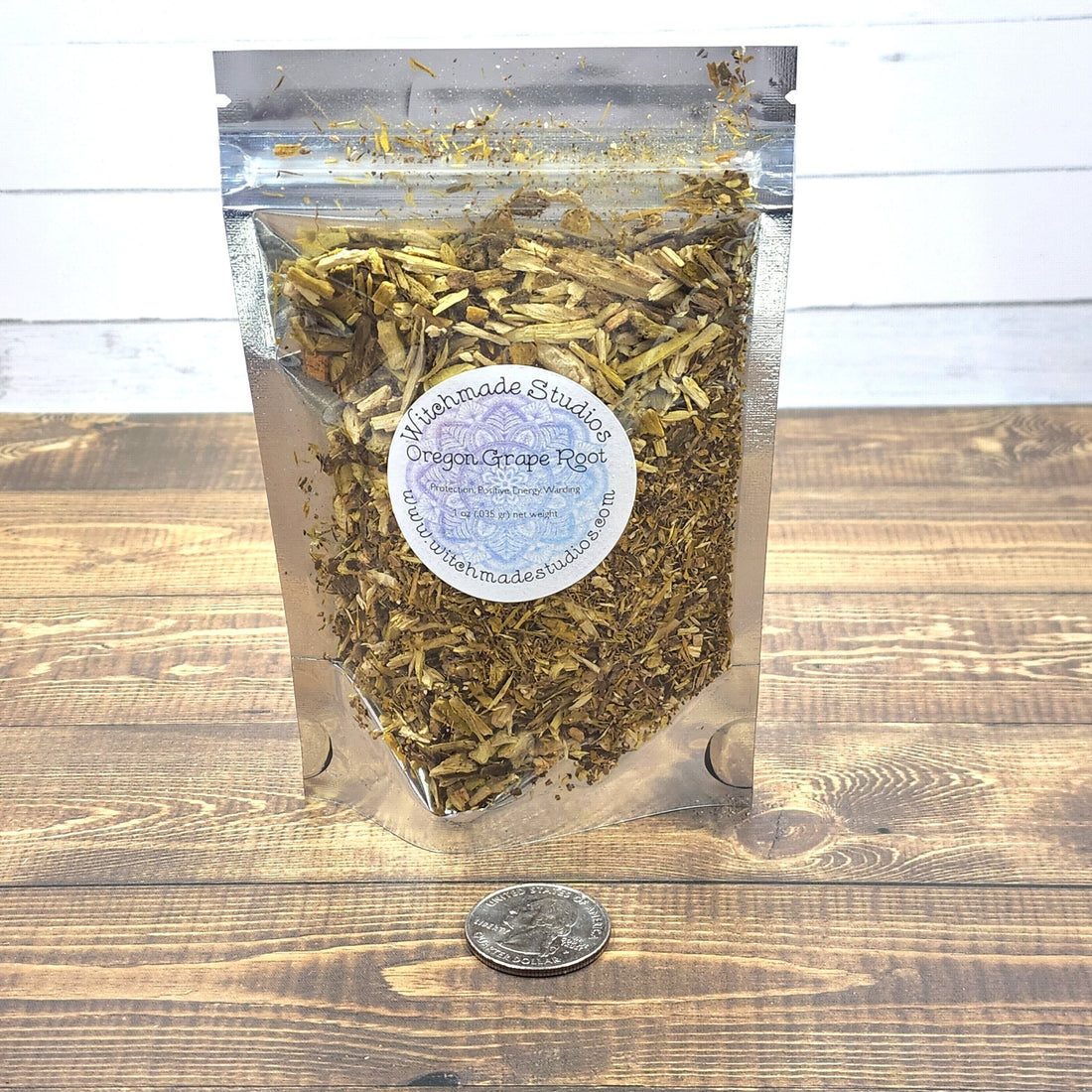 Oregon Grape Root Cut, Protection, Positive Energy, Warding (1 oz)