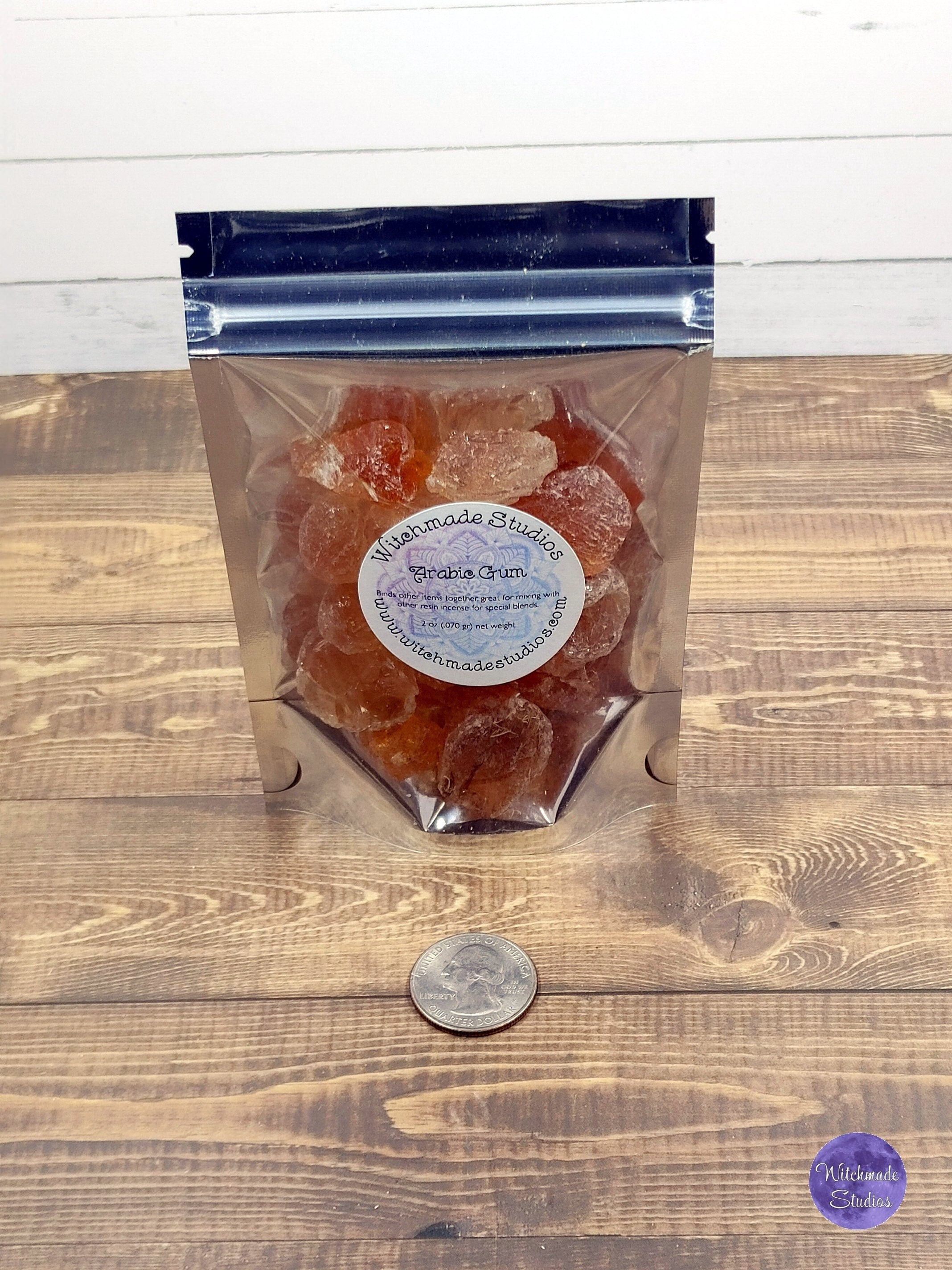 Arabic Gum Resin, Metaphysical Booster, Hoodoo Rootwork (1 oz)