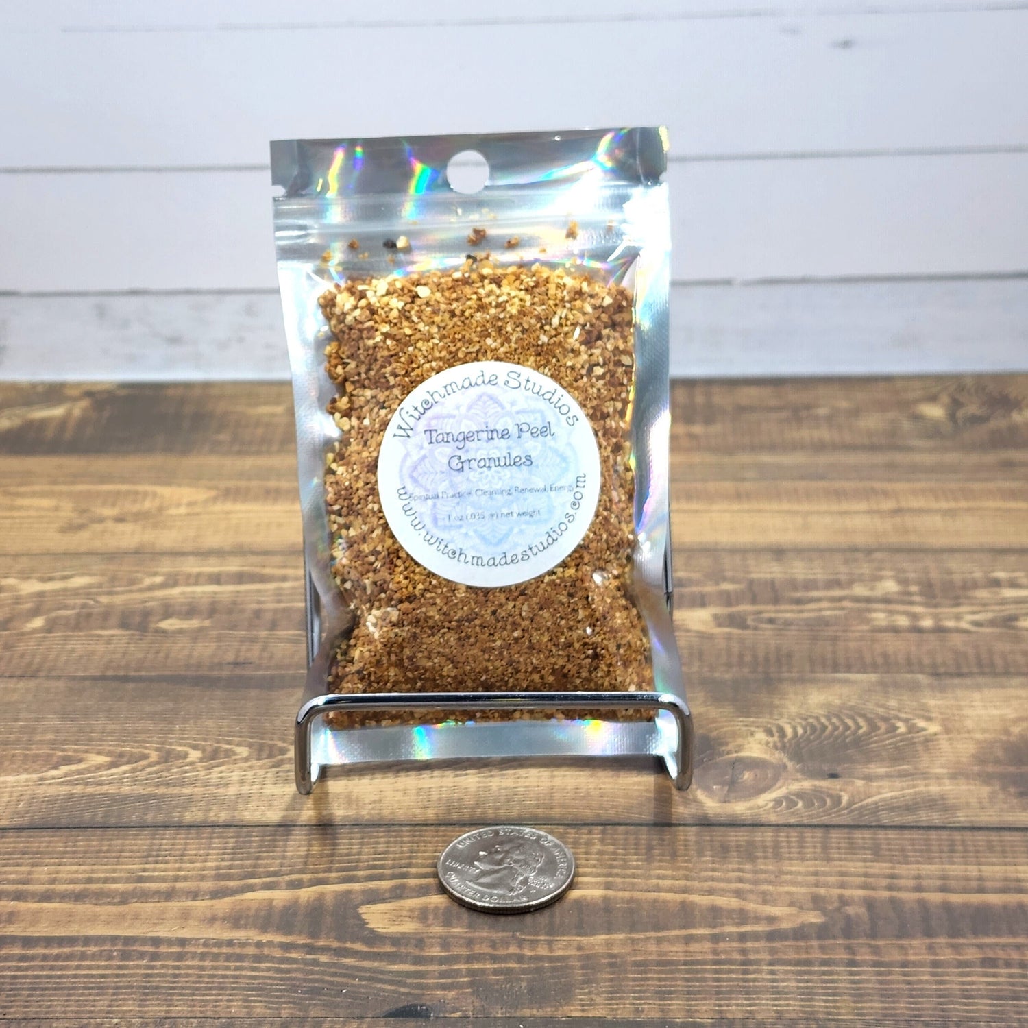Tangerine Peel Granules, Spiritual Practice, Cleansing, Renewal, Energy (1 oz)