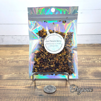Saw Palmetto Berry, Wild Crafted, Aphrodisiac, Sex Magic, Love, Lust, Offering (1 oz)