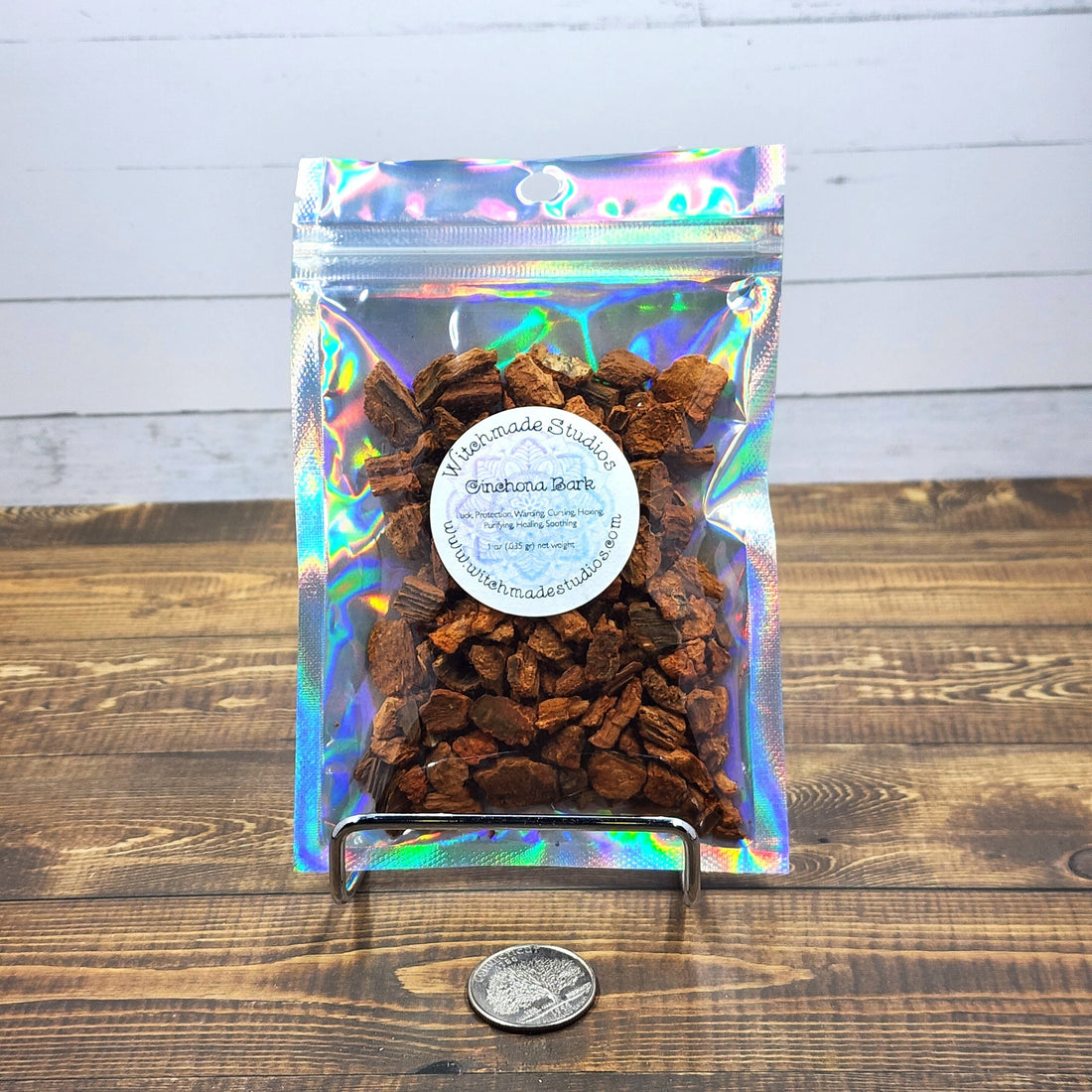 Cinchona Bark Cut, Luck, Protection, Warding, Cursing, Hexing, Purifying, Healing, Soothing  (1 oz)