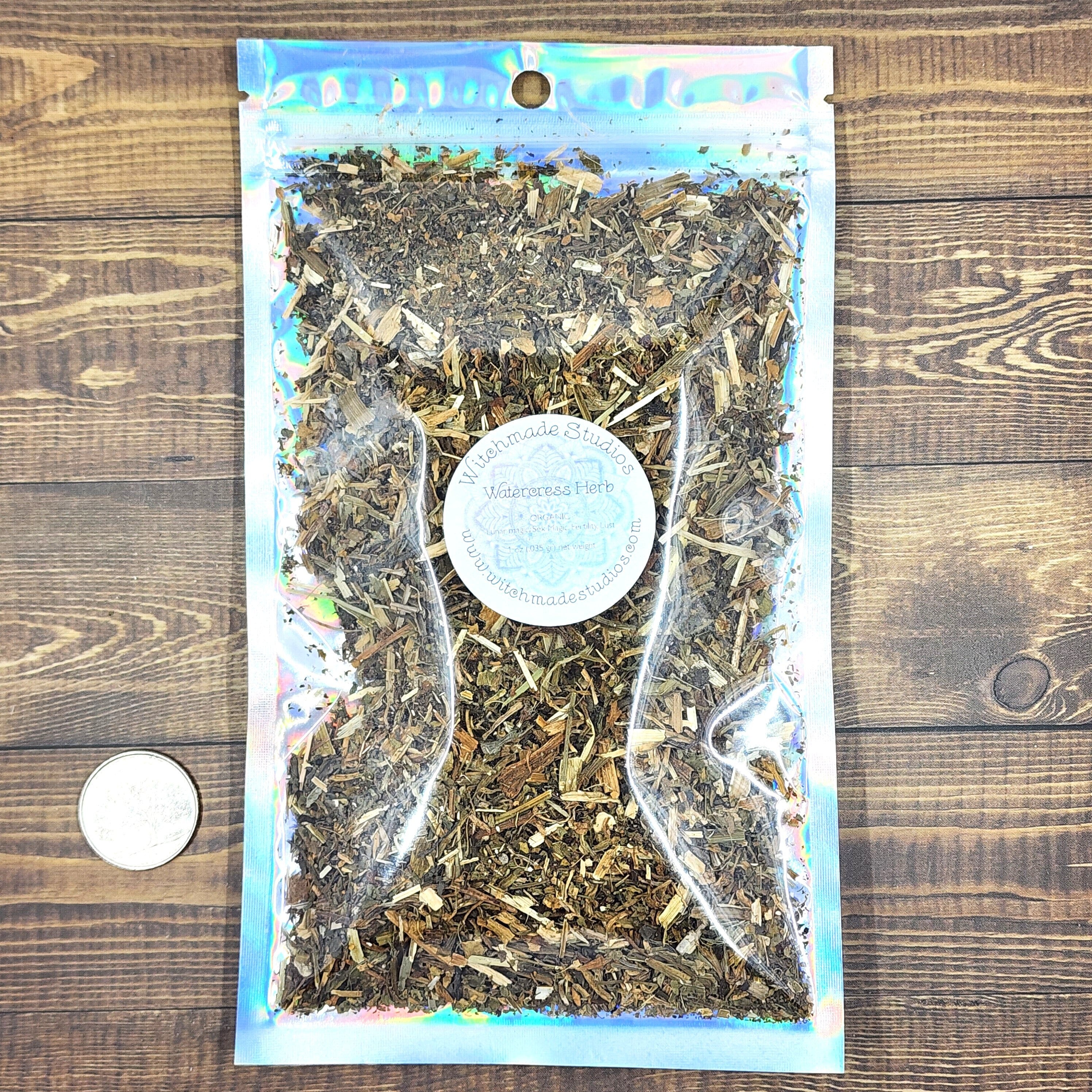 Watercress Herb, Organic, Lunar magic, Sex Magic, Fertility, Lust (1 oz)