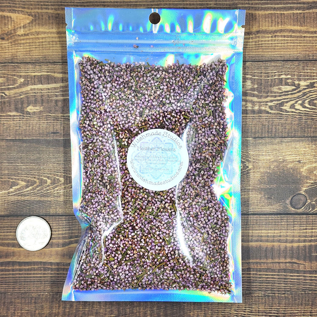 Heather Flowers, Whole, Independence, Healing, Protection, New Beginnings, Self Discovery, Physical Beauty, Peace, Luck, Fertility (1 oz)