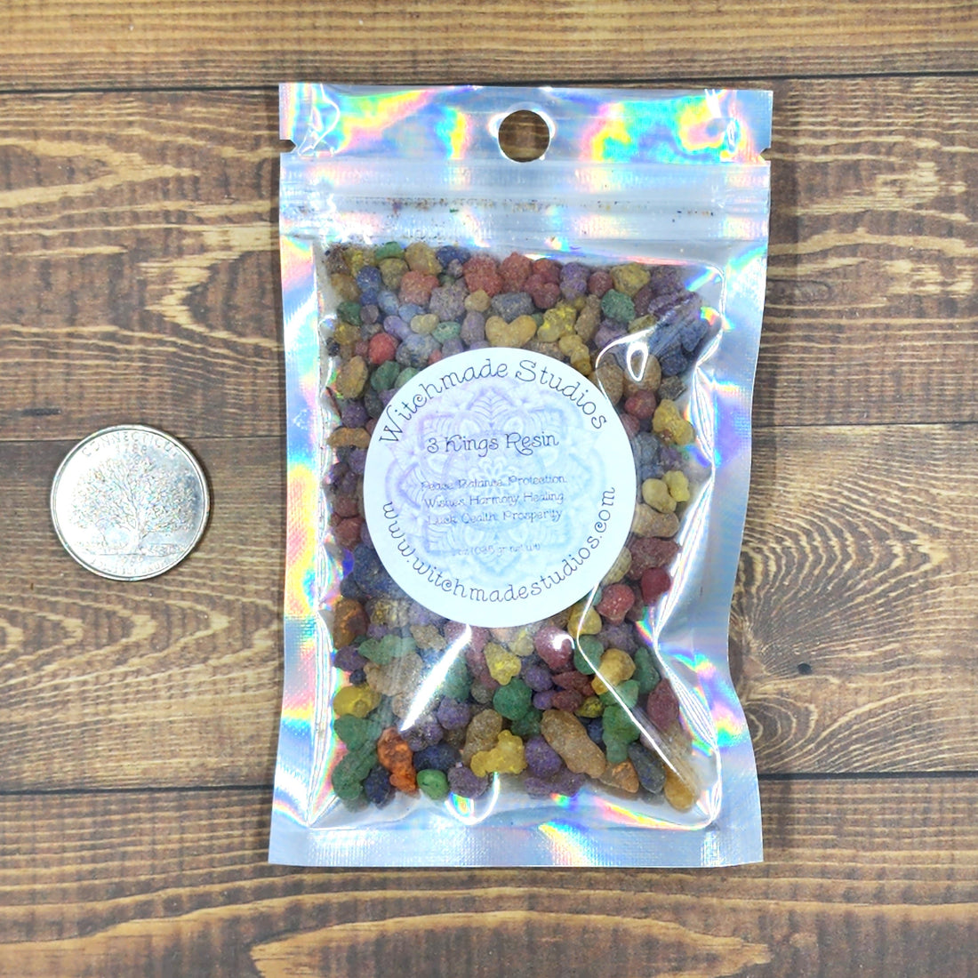 3 Kings Resin, Protection, Purification, Spiritual Vibration (1 oz)