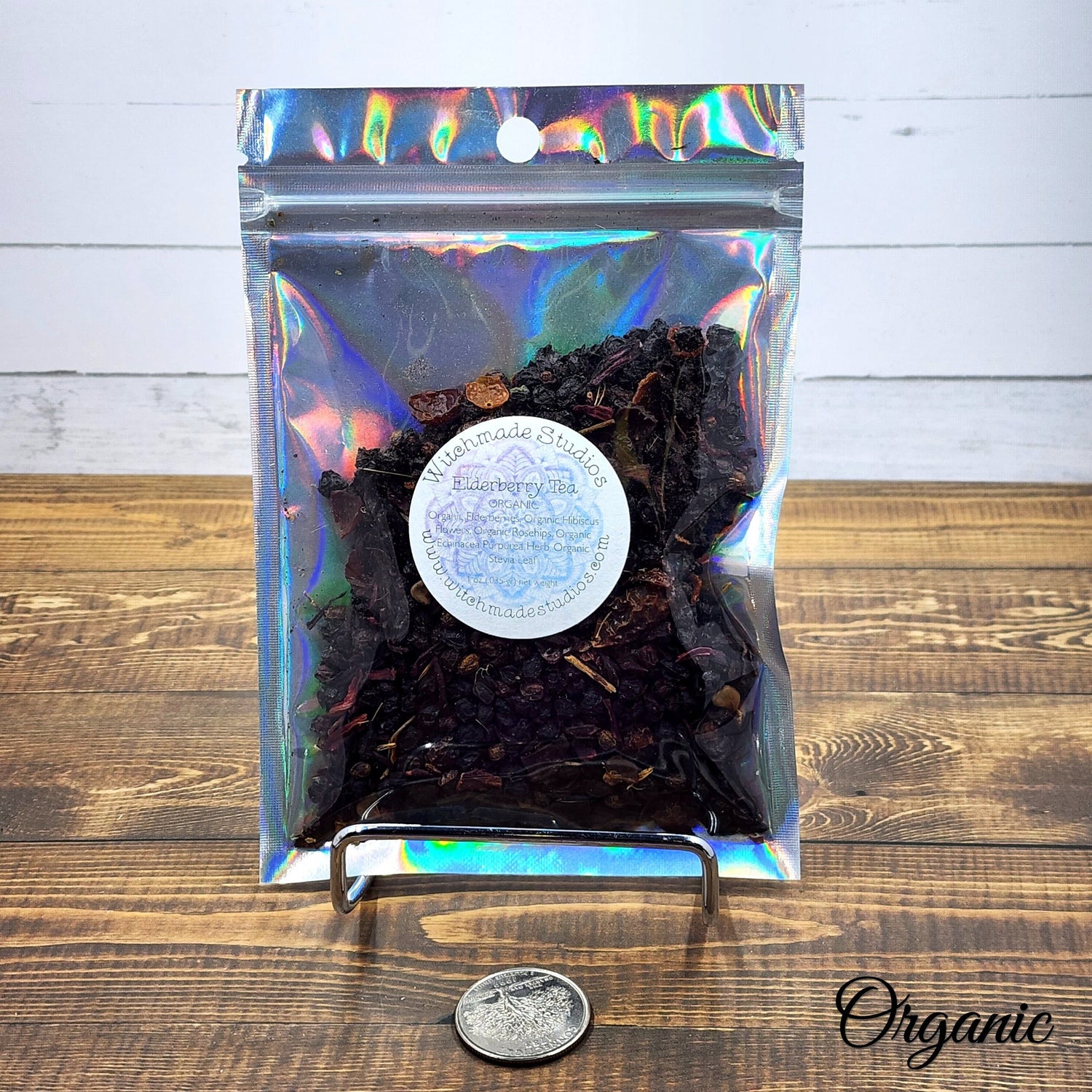 Organic Elderberry Herbal Tea Blend, Immune Support (1 oz)