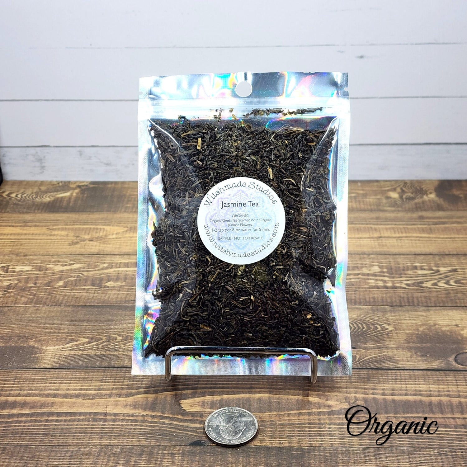 Organic Jasmine Green Tea, Herbal Tea Blend (1 oz)