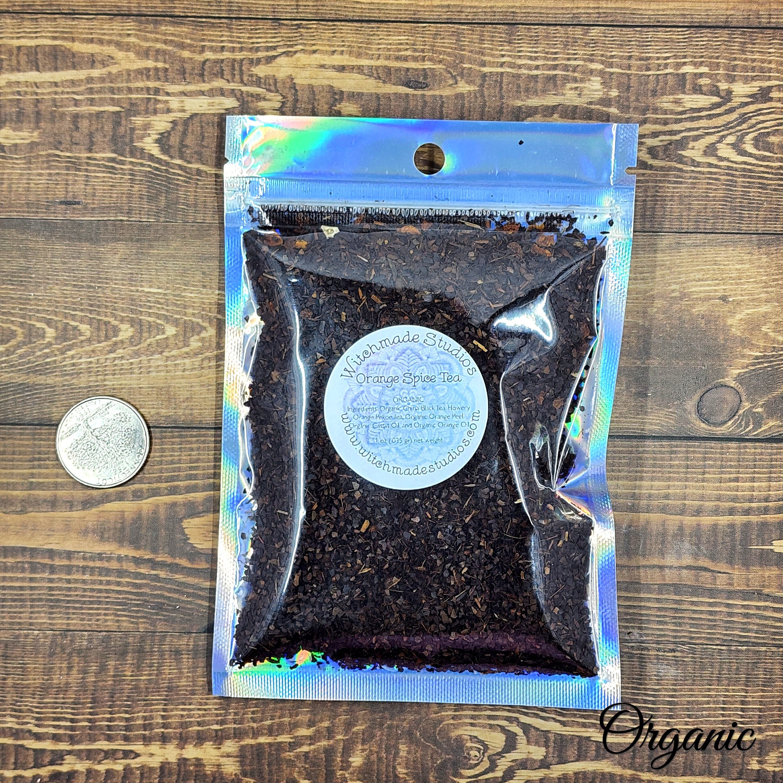 Organic Orange Spice Tea, Black Tea Blend (1 oz)