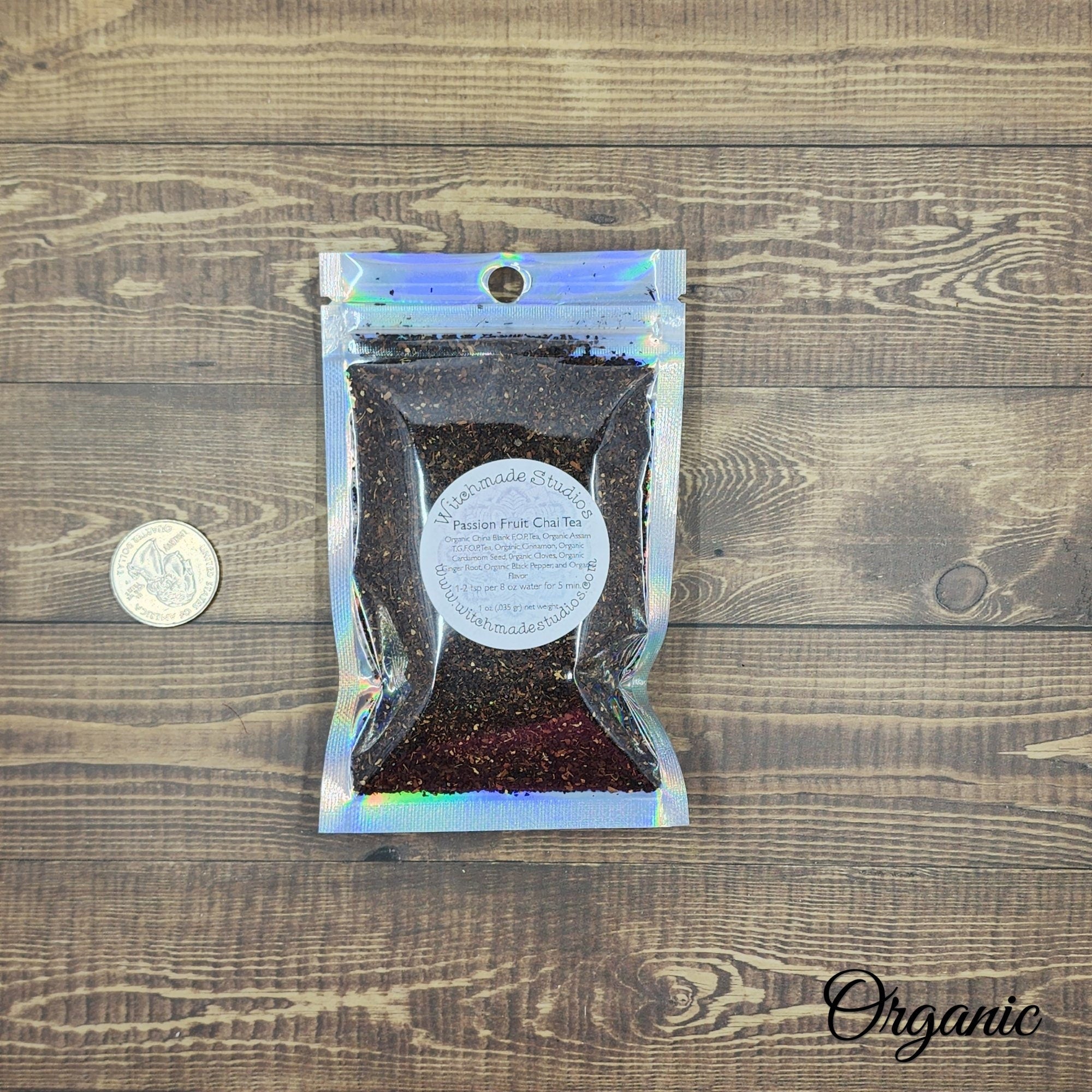 Passion Fruit Chai Tea, Organic Herbal Spice Blend (1 oz)