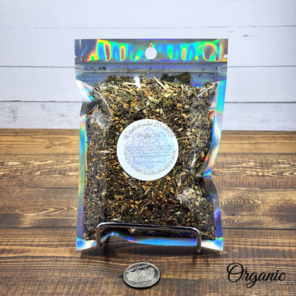 Organic Sniffle Tea, Respiratory Support Blend, Herbal Loose Leaf (1 oz)