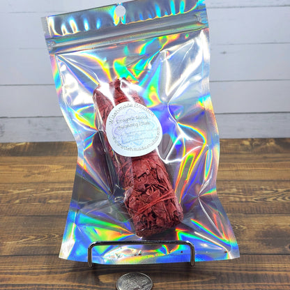 Dragon Blood Smoke Cleansing Stick, Cedar Smudge Stick, Smoke Cleansing Bundle, Power, Protection, Luck, Love, Purification, Courage