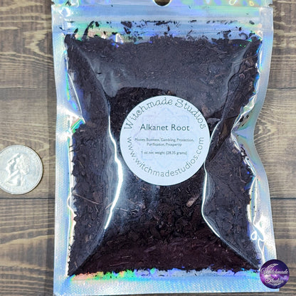 Alkanet Root, Money, Business, Gambling, Protection, Purification, Prosperity  (1 oz)