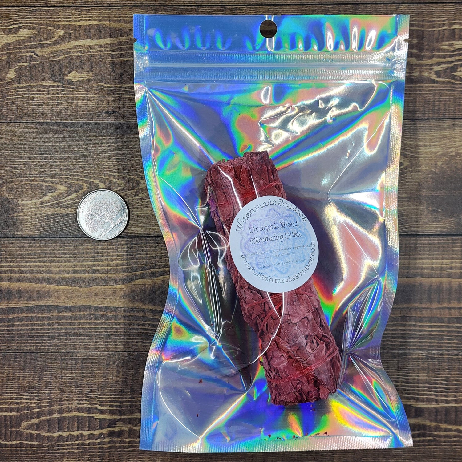 Dragon Blood Smoke Cleansing Stick, Cedar Smudge Stick, Smoke Cleansing Bundle, Power, Protection, Luck, Love, Purification, Courage