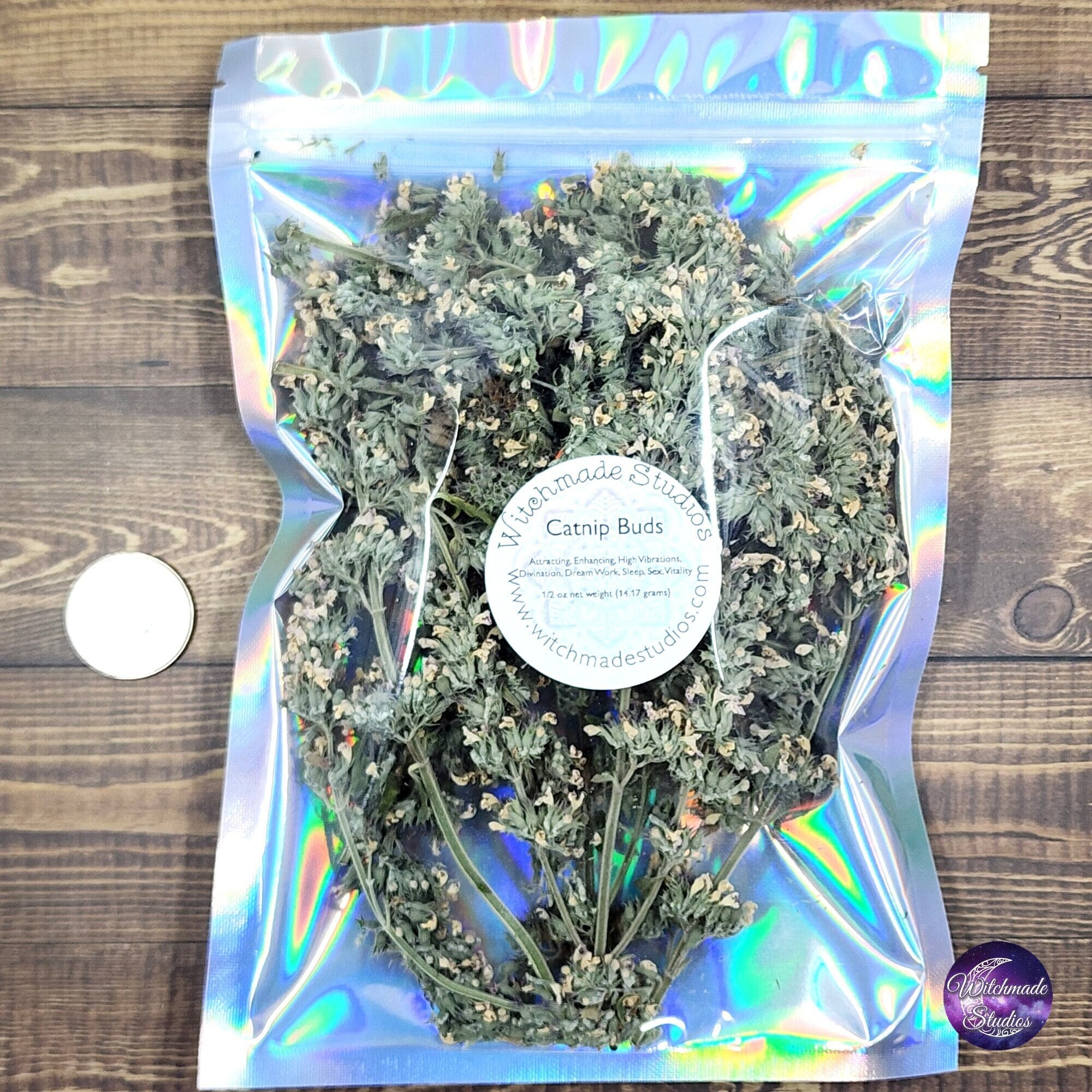 Catnip Buds,  Attracting, Enhancing, High Vibrations, Divination, Dream Work, Sleep, Sex, Vitality (0.5 oz)