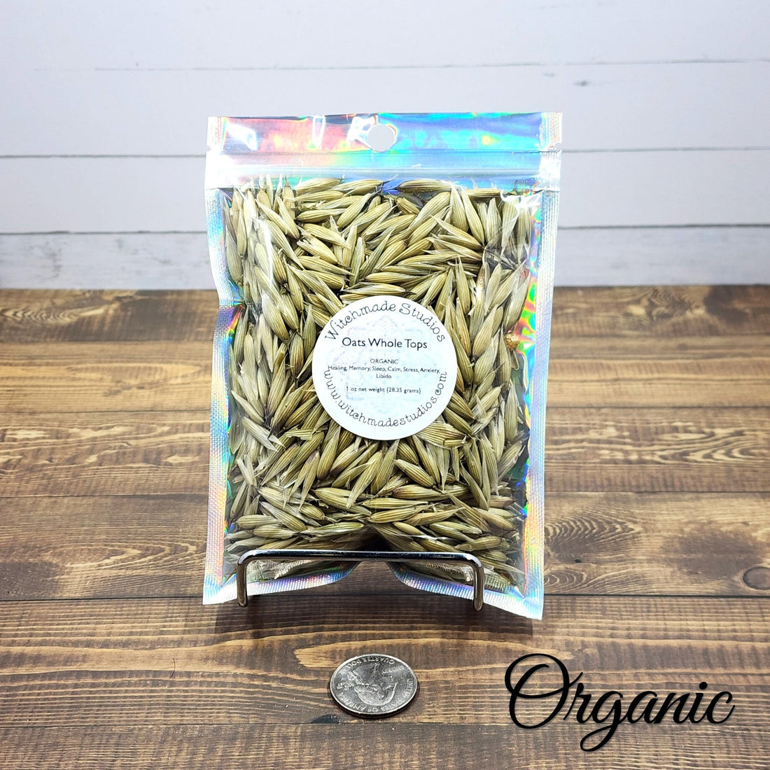 Oat Tops Whole, Organic, Healing, Memory, Sleep, Calm, Stress, Anxiety, Libido (1 oz)